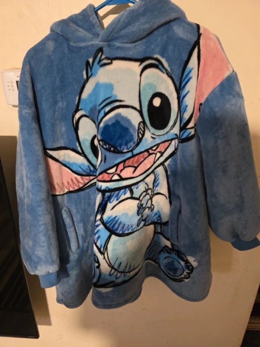 Disney Stitch Fleece Pullover Hoodie for Kids